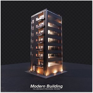 3D Modern Building model