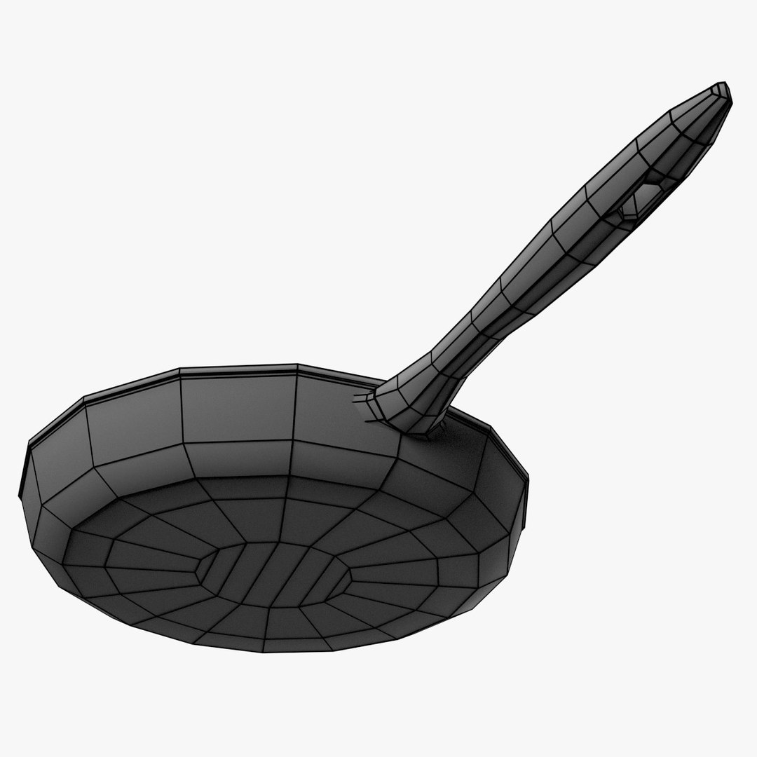 frying pan 3d model