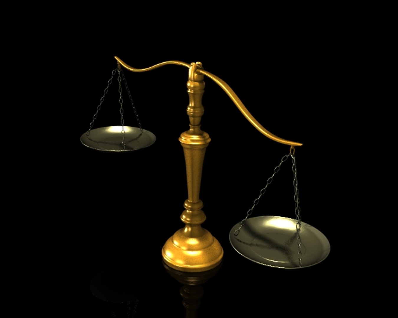 Scales Justice 3d Model
