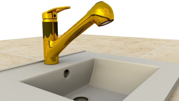 3d design kitchen faucet model