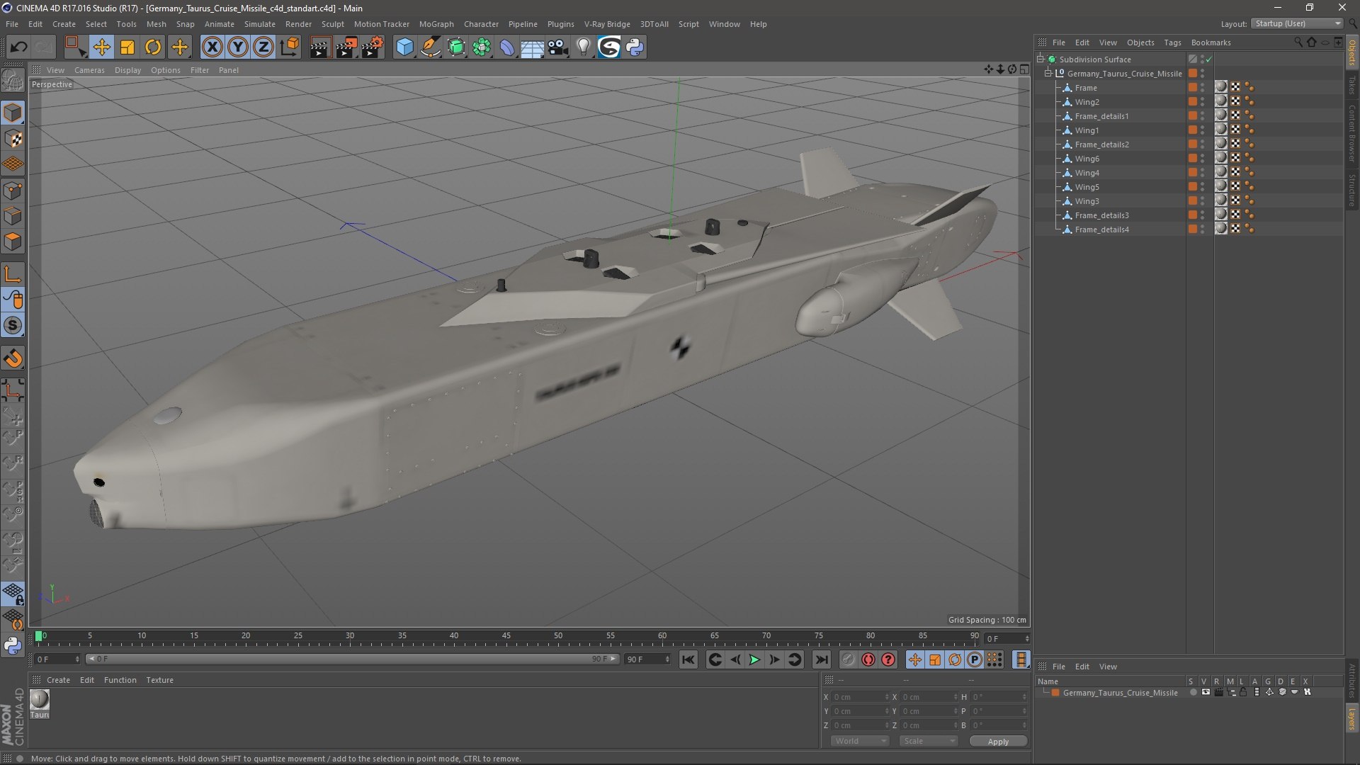 3D Germany Taurus Cruise Missile model https://p.turbosquid.com/ts-thumb/CN/hzmrZ7/FM/germanytauruscruisemissilemb3dmodel026/jpg/1708118653/1920x1080/fit_q87/cee085d300cf3d6218dbb9518f43408214bee571/germanytauruscruisemissilemb3dmodel026.jpg