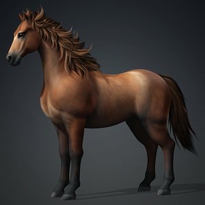 3D Horse-G1 model