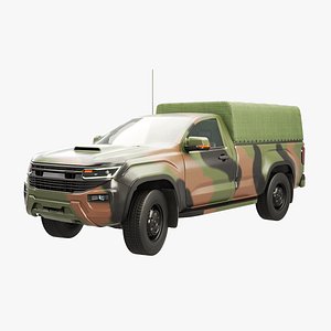 Generic Military Tactical Pickup 3D model