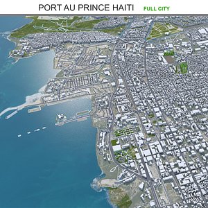 Port au Prince Haiti 3D