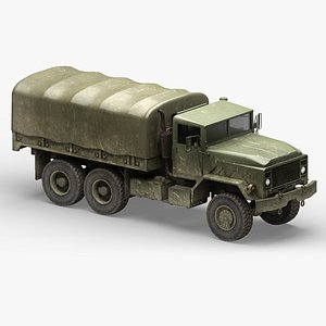 3D M923 Truck Vehicle