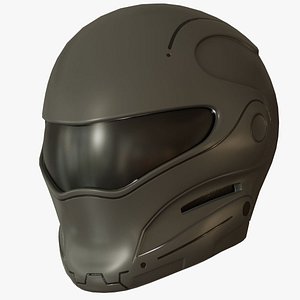 Sci-Fi Helmet 3D model