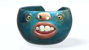 3D Yarn Bowl model
