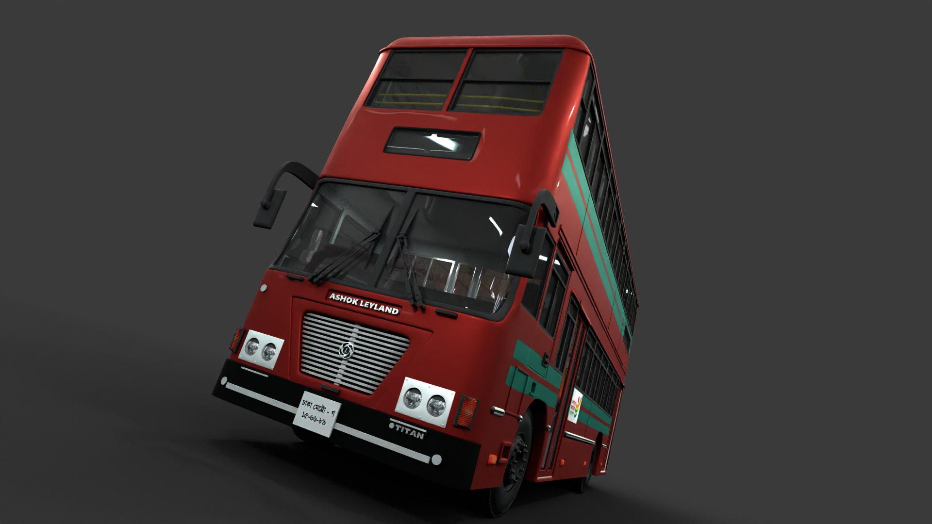 BRTC Double Decker 3D Model - TurboSquid 2208357