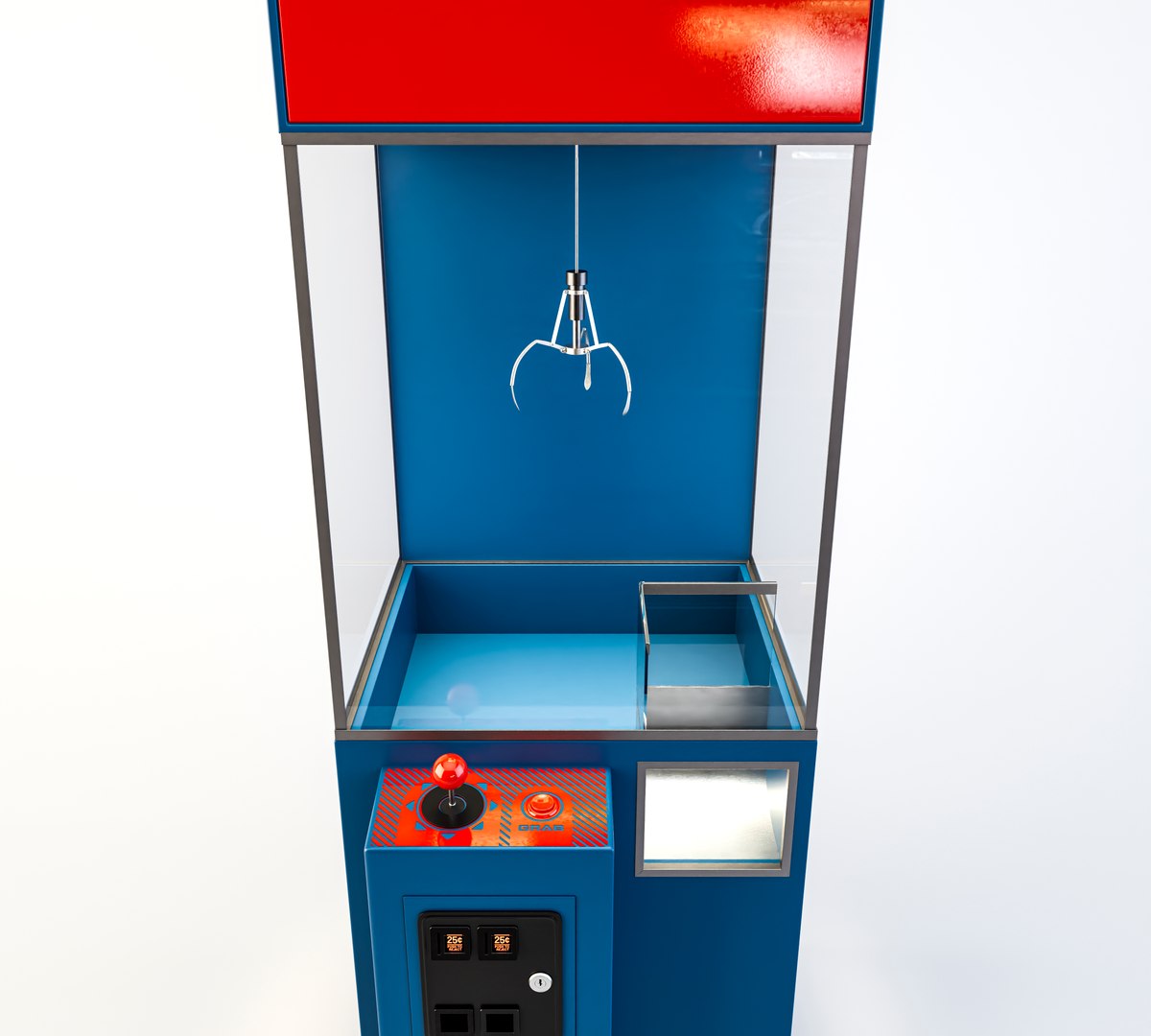 Arcade Claw Grabber Machine 3D Model TurboSquid 2024589