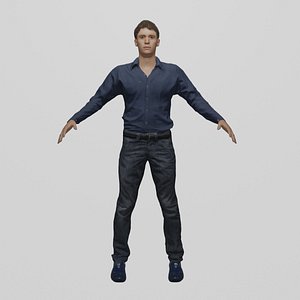 3D model Giga Chad Rigged And Game Ready VR / AR / low-poly