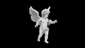 3D Cherub Angel Full Body 3D Print Model model