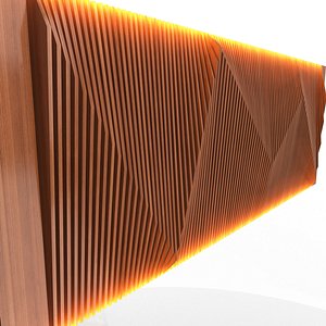 Parametric Decorative Wall 01 3D model