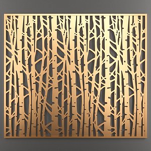 decorative panel 3D model