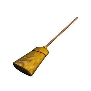 broom tool 3D model