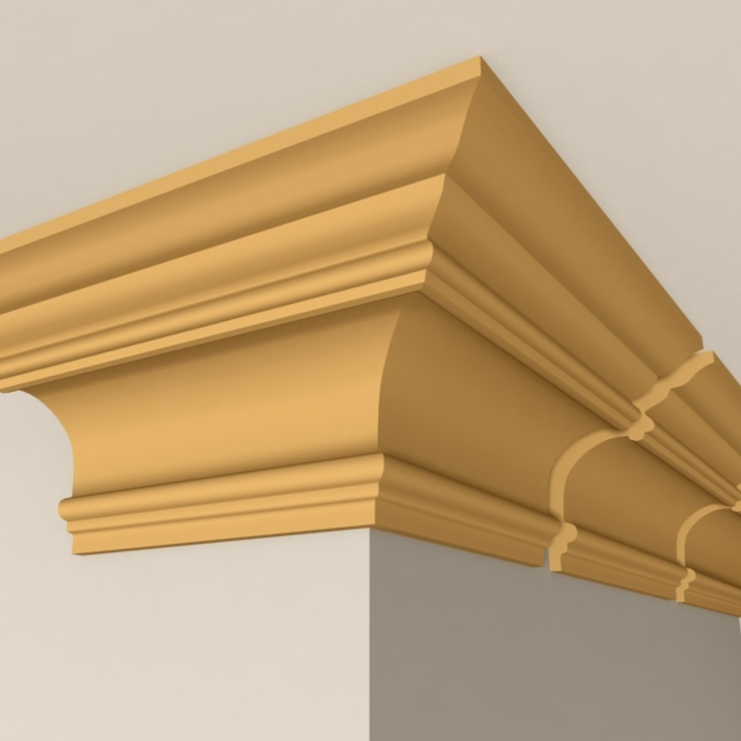 Interior Cornice Molding 3d Model