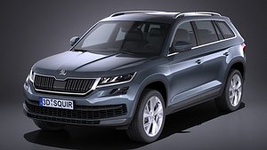 skoda kodiaq 2017 3d max