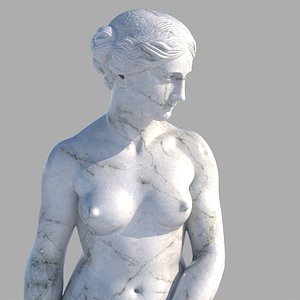 3D Venus bathing statue