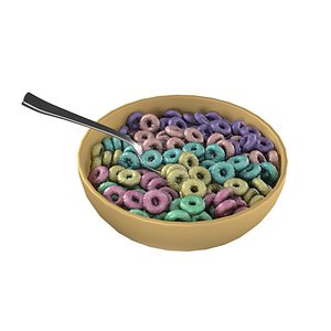 3D Cereal bowl model