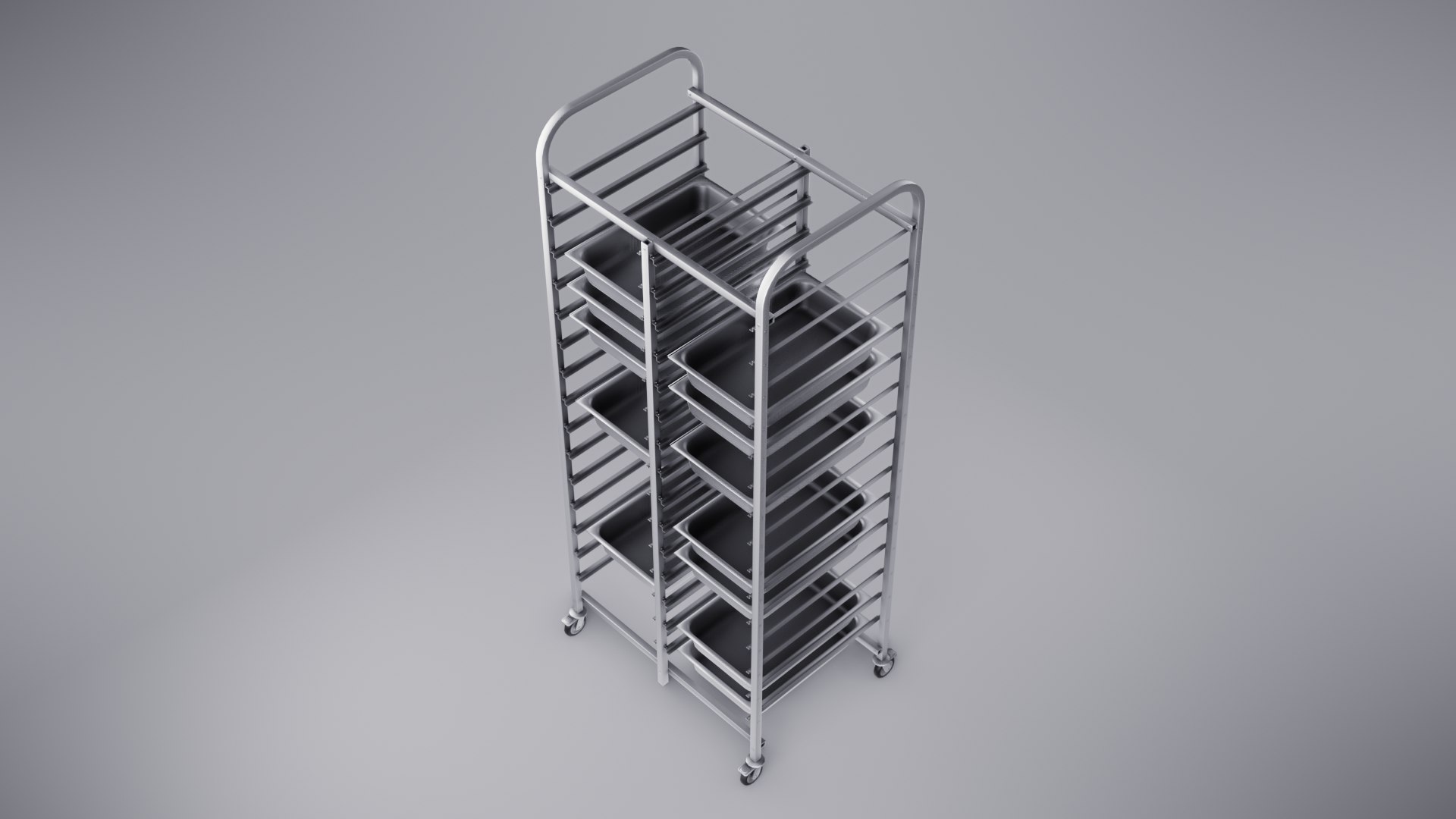 Restaurant rack 3D model - TurboSquid 1506192