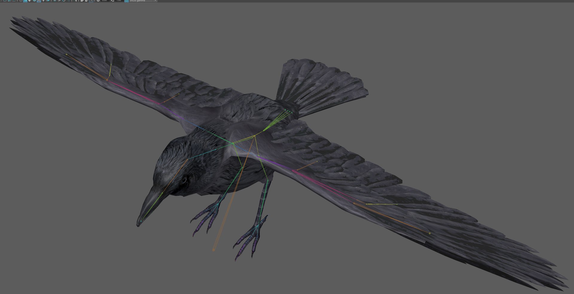 Crow Rigged 3D https://p.turbosquid.com/ts-thumb/CO/9jazWf/8y/12/png/1652878998/1920x1080/fit_q87/8ca0f3f00543187541aa8e1d6098557f0461c399/12.jpg
