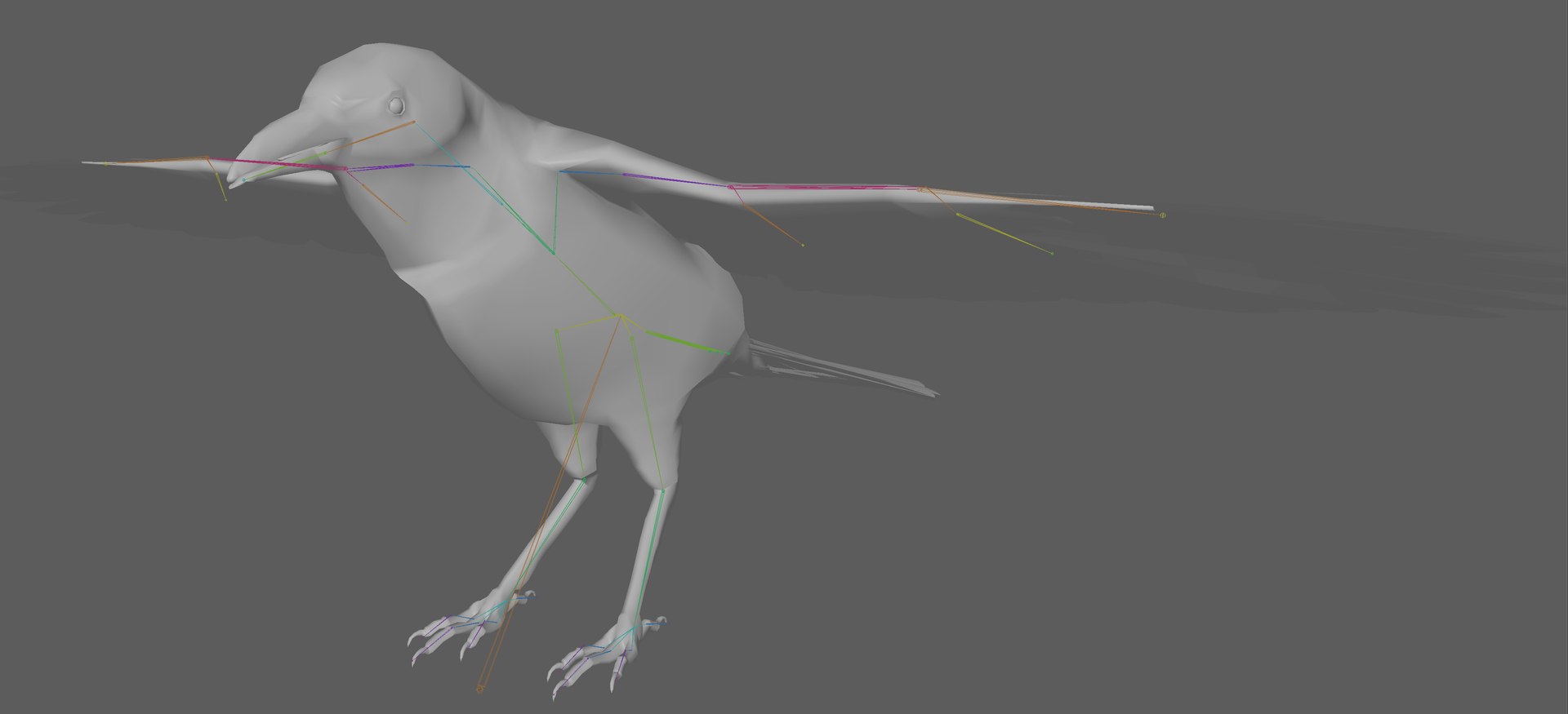 Crow Rigged 3D - TurboSquid 1899454