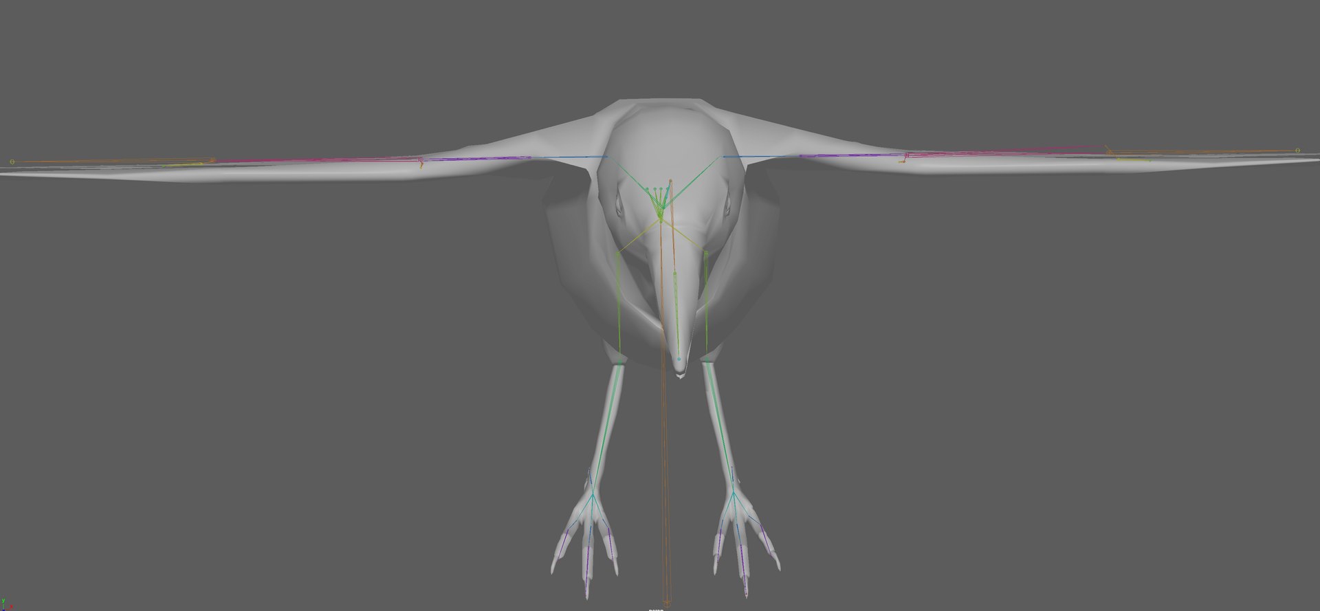 Crow Rigged 3D - TurboSquid 1899454