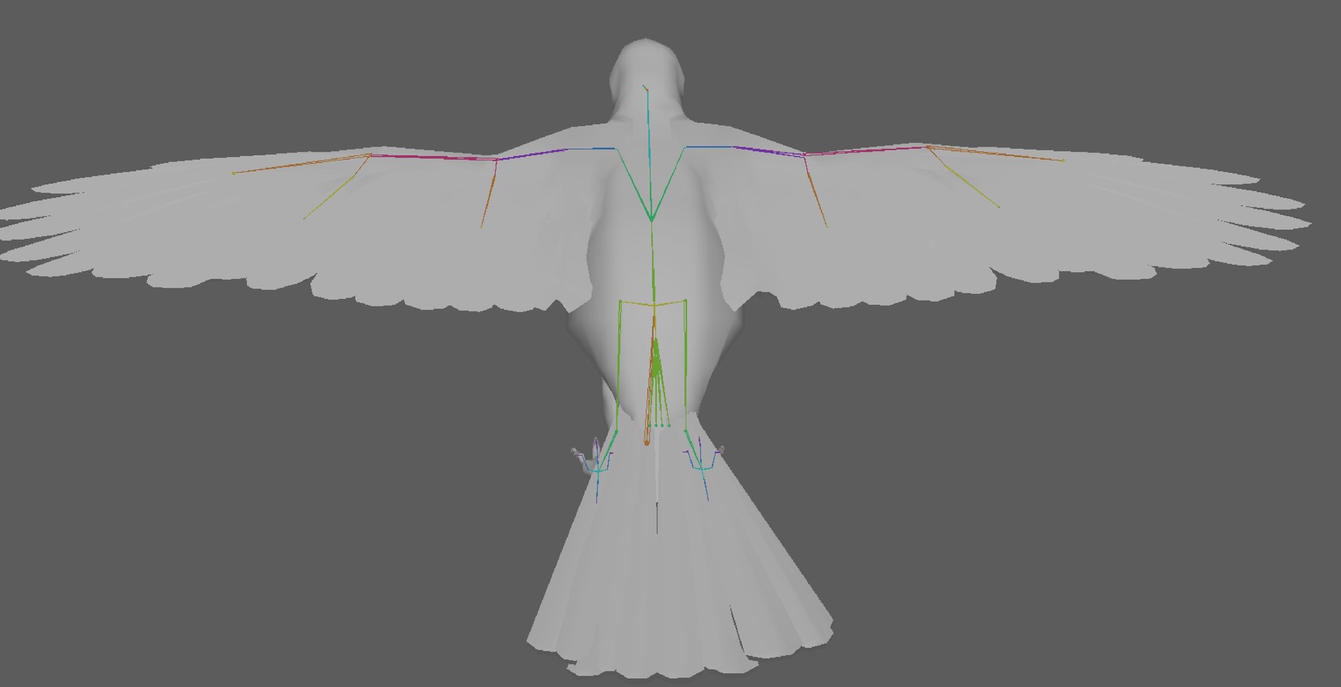 Crow Rigged 3D - TurboSquid 1899454