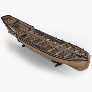 longboat pinnace 3D model