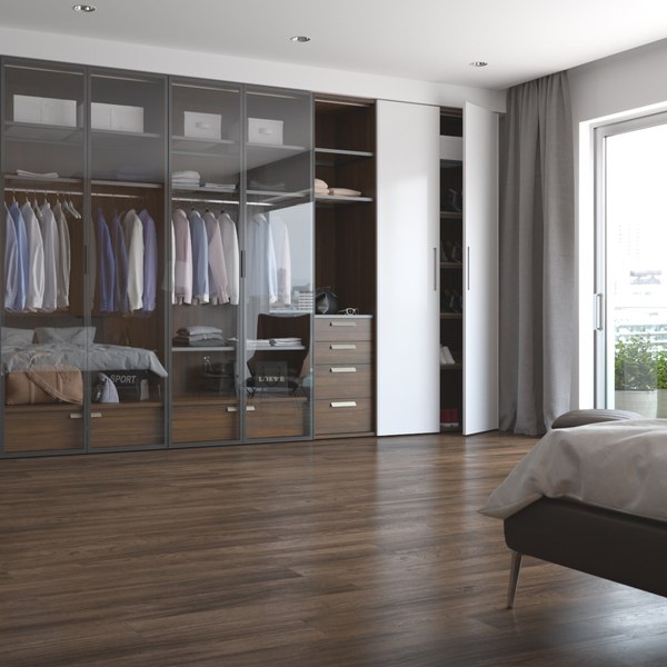 3D realistic apartment bedroom interior - TurboSquid 1486447