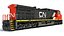 canadian national train 3D model