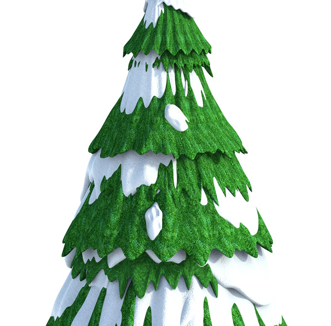 3D Tree Snow Christmas Model - TurboSquid 1253694