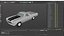 3D White Chevrolet El Camino SS 1970 model