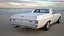 3D White Chevrolet El Camino SS 1970 model