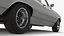 3D White Chevrolet El Camino SS 1970 model