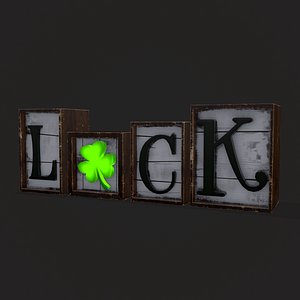 Luck St Patricks Blocks model