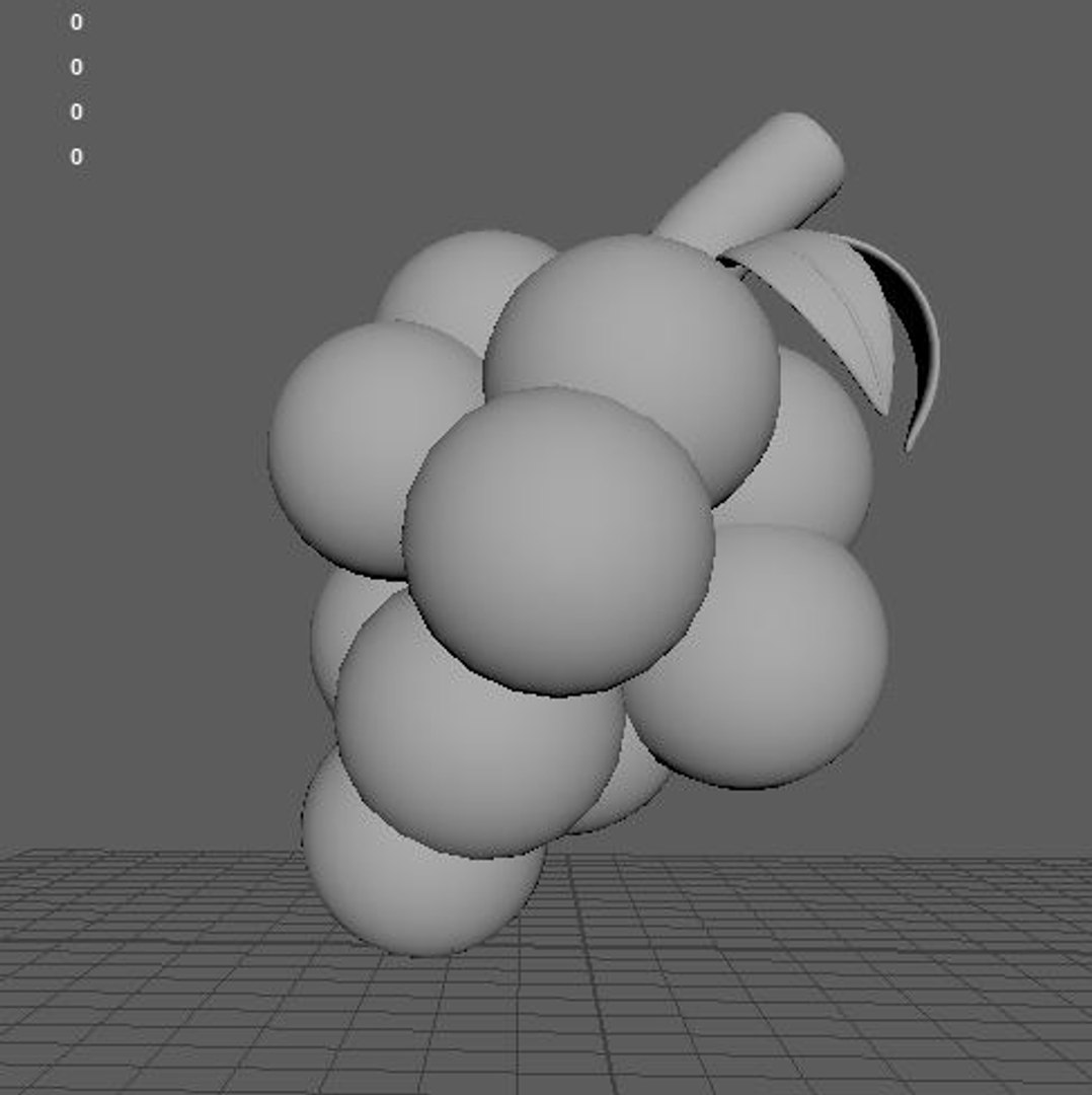 3D Grape Low-poly 3D Model - TurboSquid 2338770