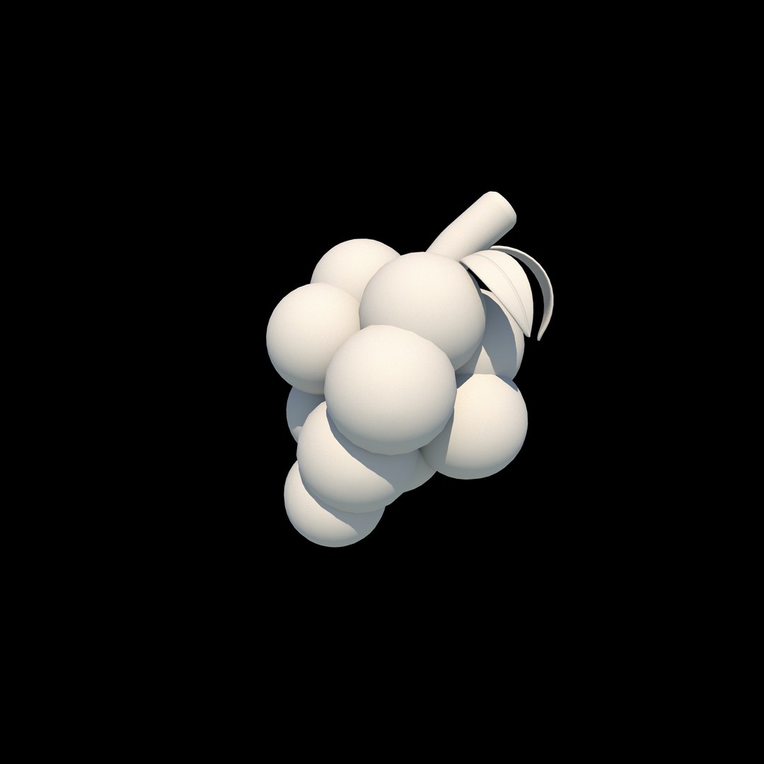 3D Grape Low-poly 3D Model - TurboSquid 2338770