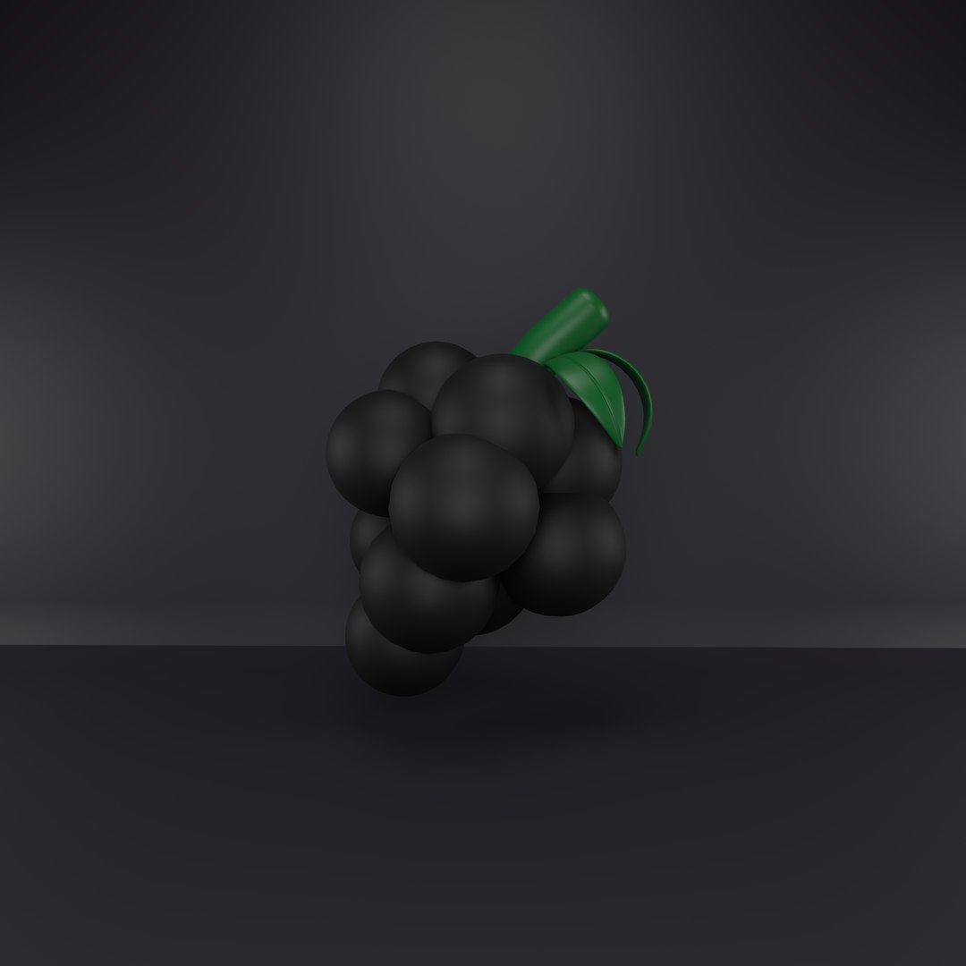 3D Grape Low-poly 3D Model - TurboSquid 2338770