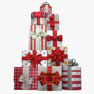 3D Gift Box Christmas Collection 4K PBR