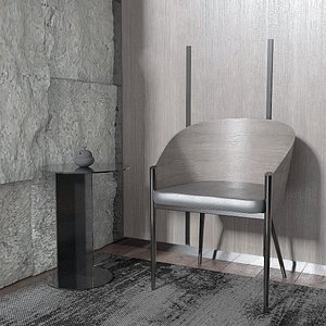 Chair - Rock Wall - Coffee Table model