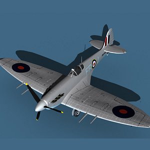 3D Supermarine Spitfire MkVI V05