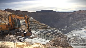 Scanned Opencast Mines 3D model