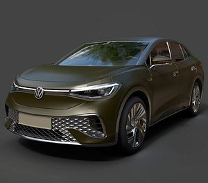 Volkswagen ID 5 Pro Electric SUV-Coupe - High-Poly 3D Model