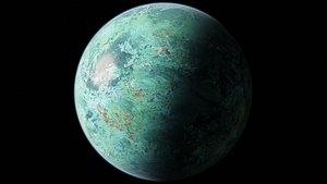 3D 8K Alien Water Planet 11 model