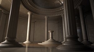ancient interior 3d model