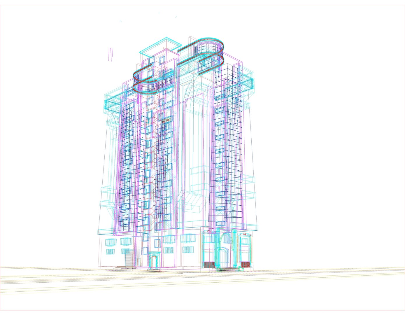 Exchange Company Building Design Model - TurboSquid 1903328
