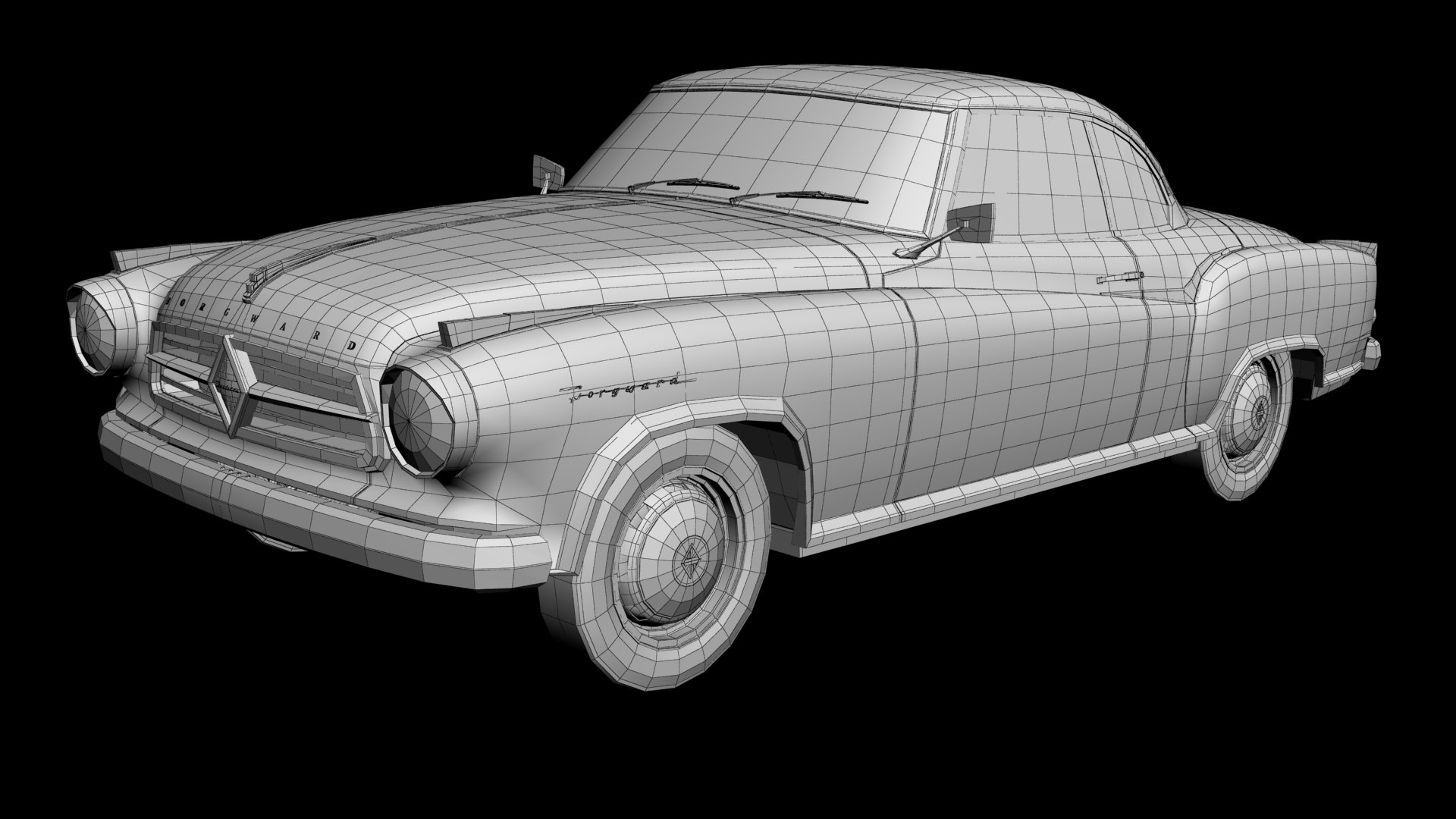 3D Borgward Isabella Coupe Model - TurboSquid 2037009