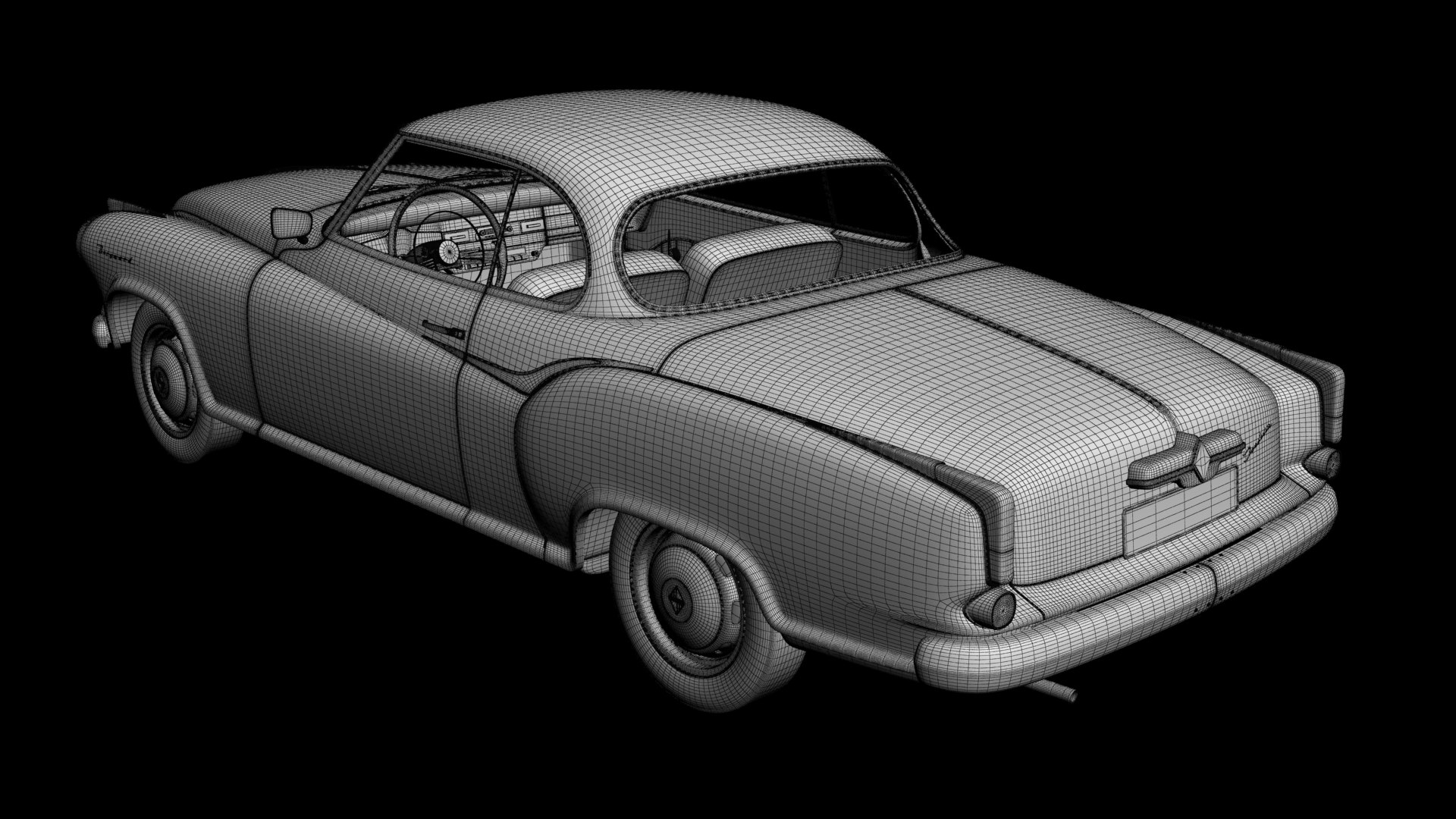 3D Borgward Isabella Coupe Model - TurboSquid 2037009