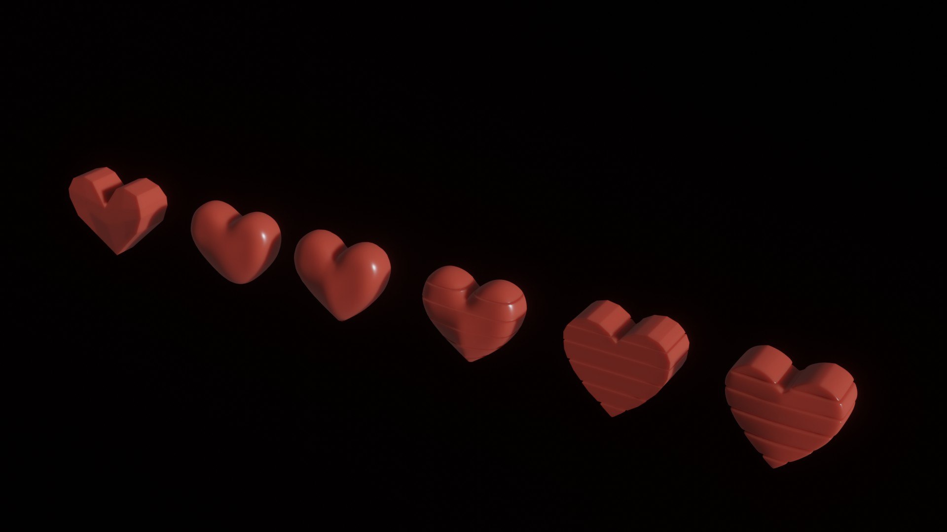 3D Model Advanced Heart Base Symbol Set - TurboSquid 1743944