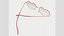 Lunettes en forme de coeur Métal High Low Poly